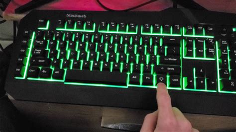 keyboard lighting control